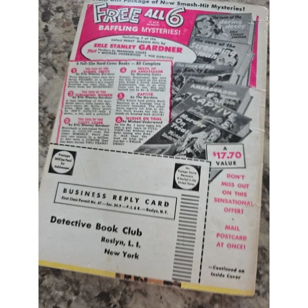 Mike Shayne Mystery Magazine January 1959 Brett Halliday Frank Ward